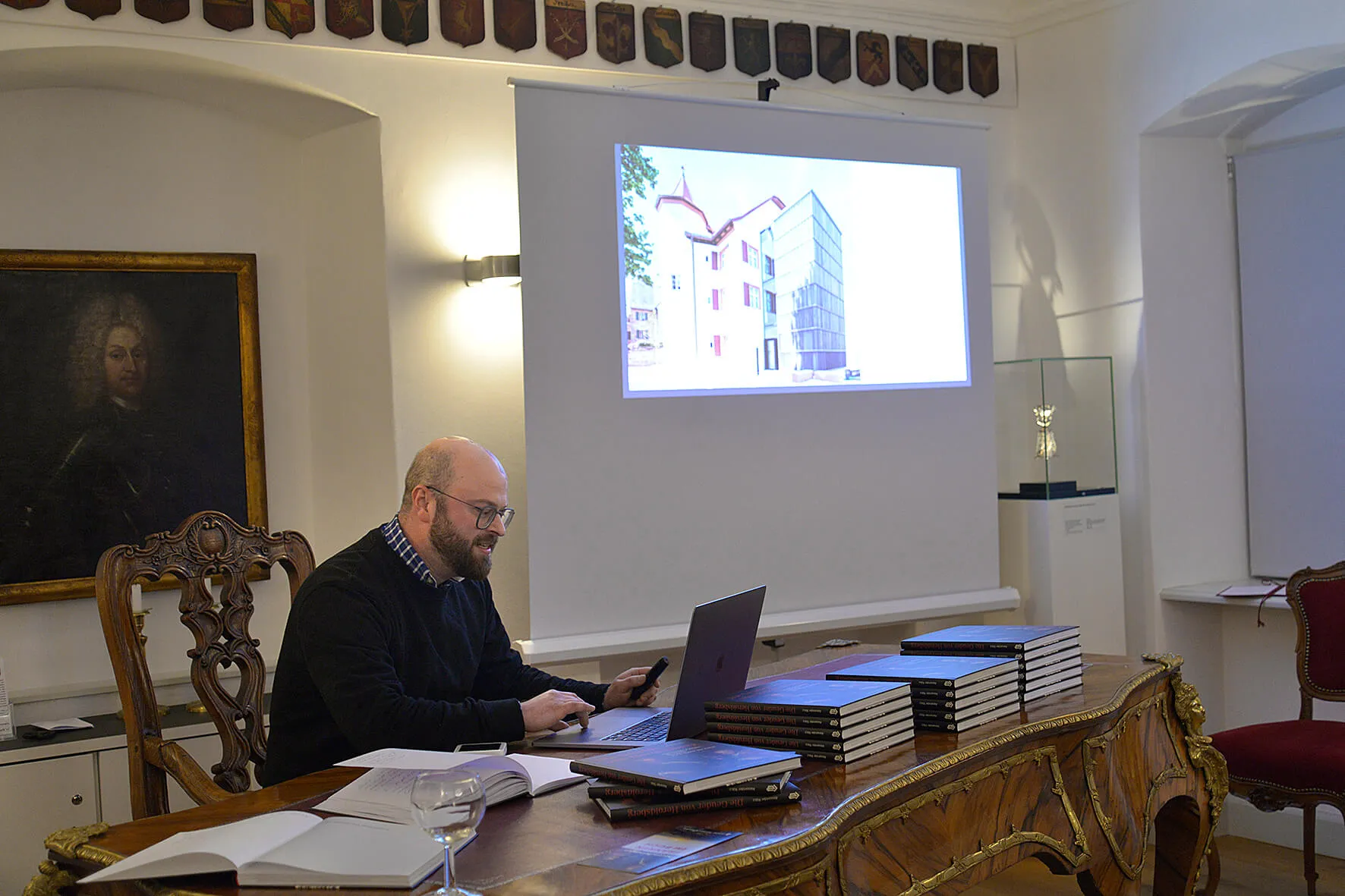 Präsentation des Buches “Die Geuder von Heroldsberg” im Weißen Schloss Heroldsberg, Foto: Dieter Kaletsch