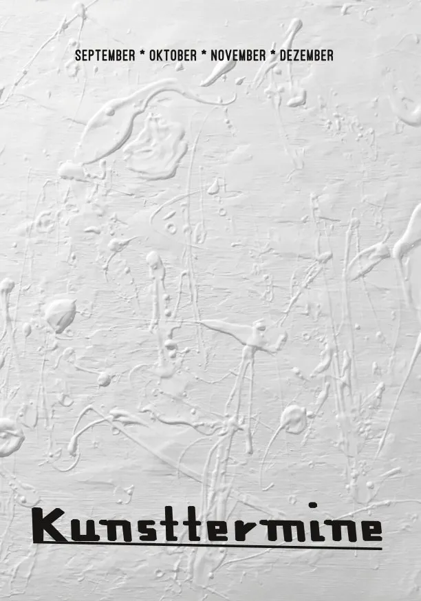 Kunsttermine Nr. 11, September - Dezember 2019