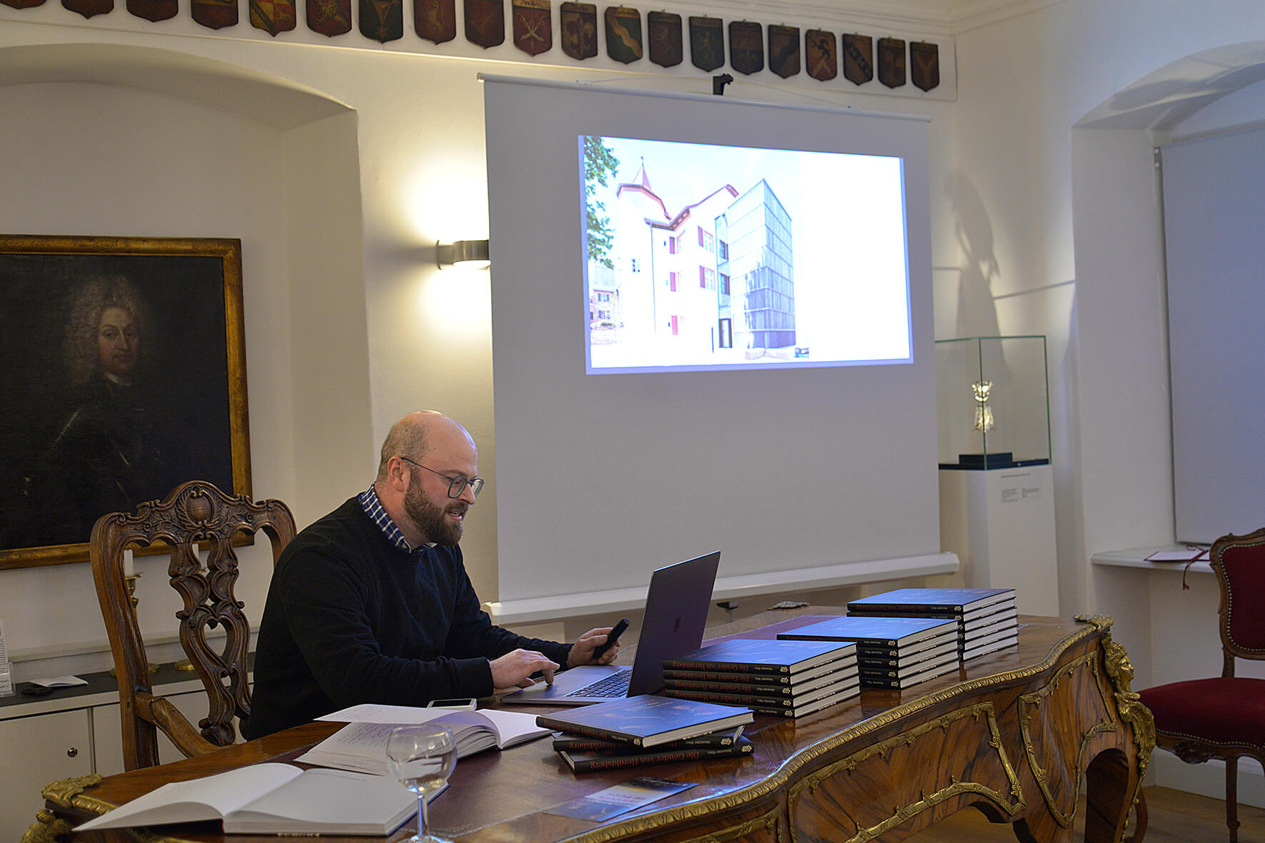 Präsentation des Buches “Die Geuder von Heroldsberg” im Weißen Schloss Heroldsberg, Foto: Dieter Kaletsch