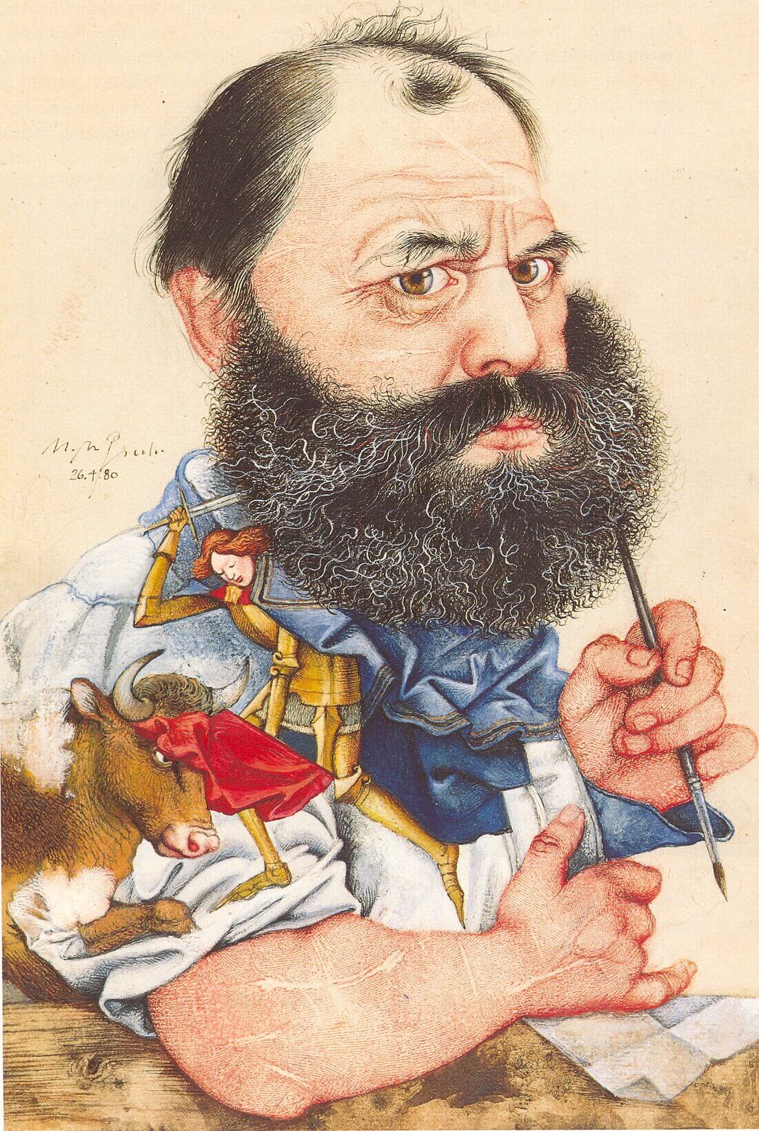 Michael Mathias Prechtl, Selbstportrait, Foto: Prechtl Rechtsnachfolge